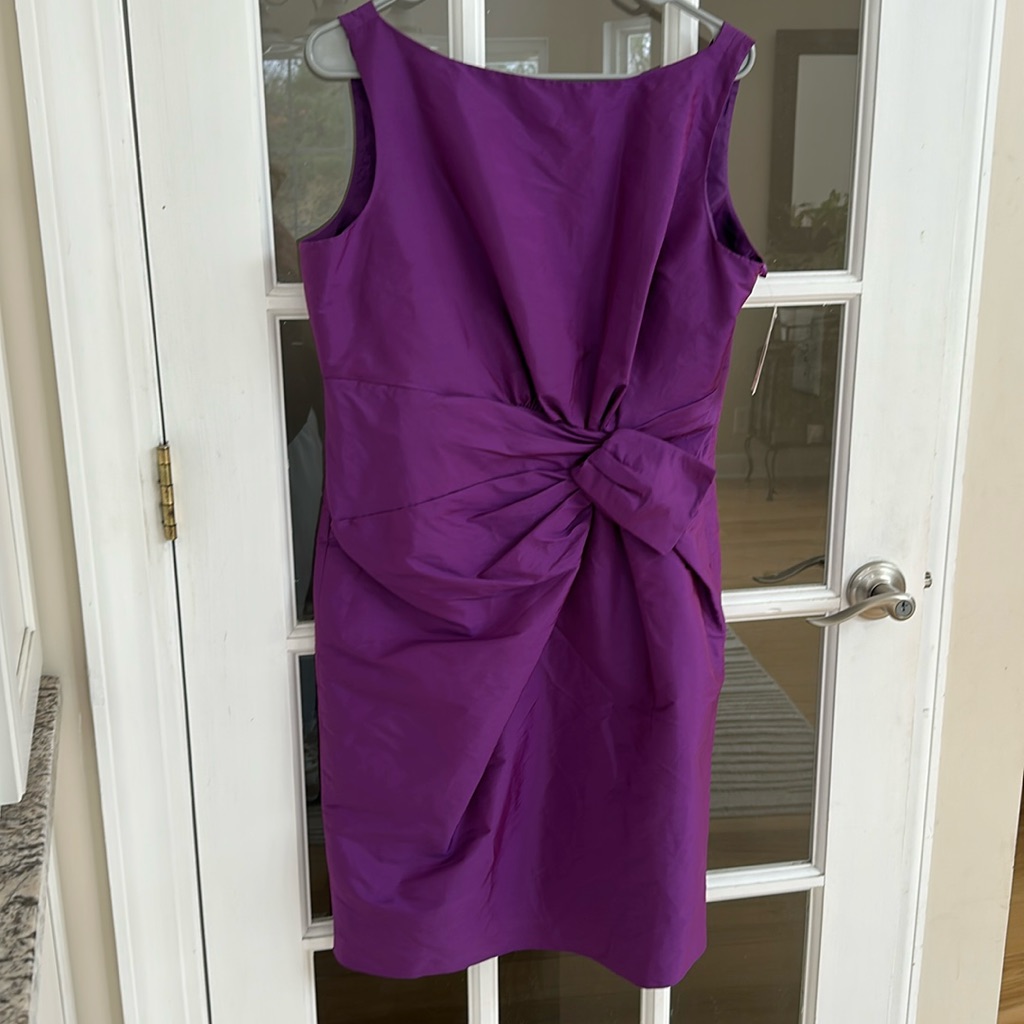 Kim Rogers Front Knot Sheath Dress. Nwt 14